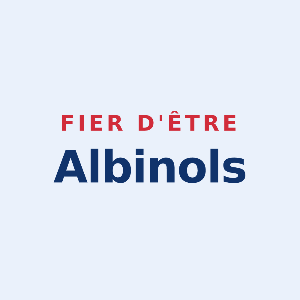 Sticker « Fier d'être Albinols » — design pour Albine