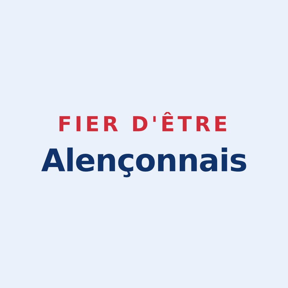 Sticker « Fier d'être Alençonnais » — design pour Alençon