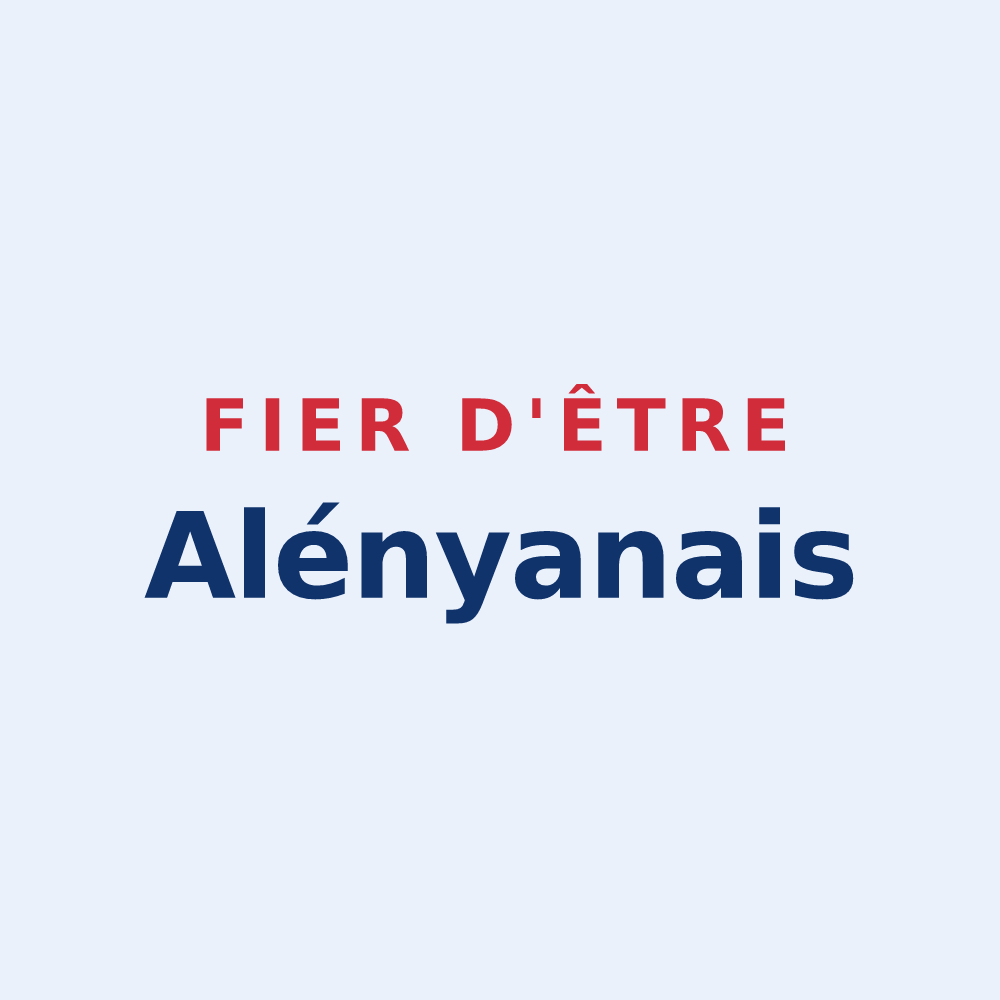 Sticker « Fier d'être Alényanais » — design pour Alénya