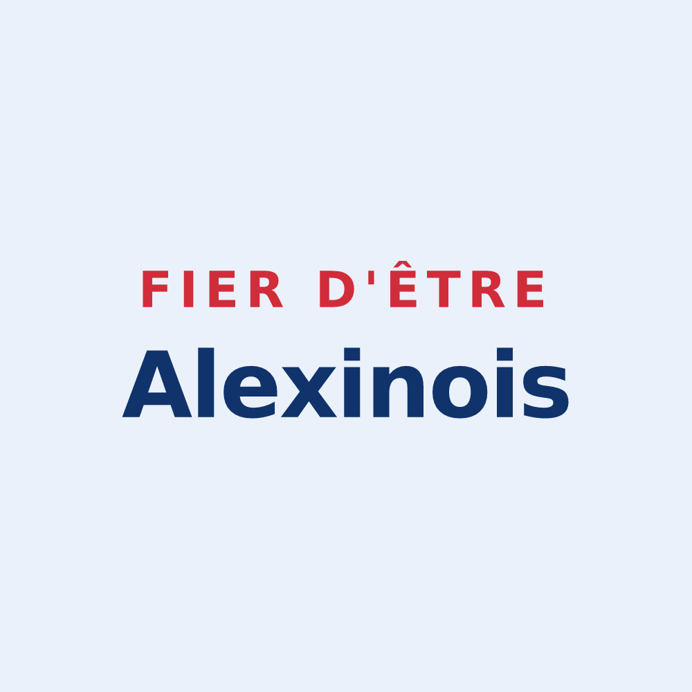 Sticker « Fier d'être Alexinois » — design pour Alexain