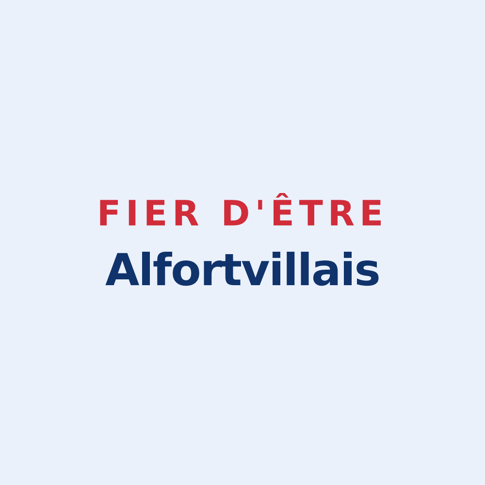 Sticker « Fier d'être Alfortvillais » — design pour Alfortville