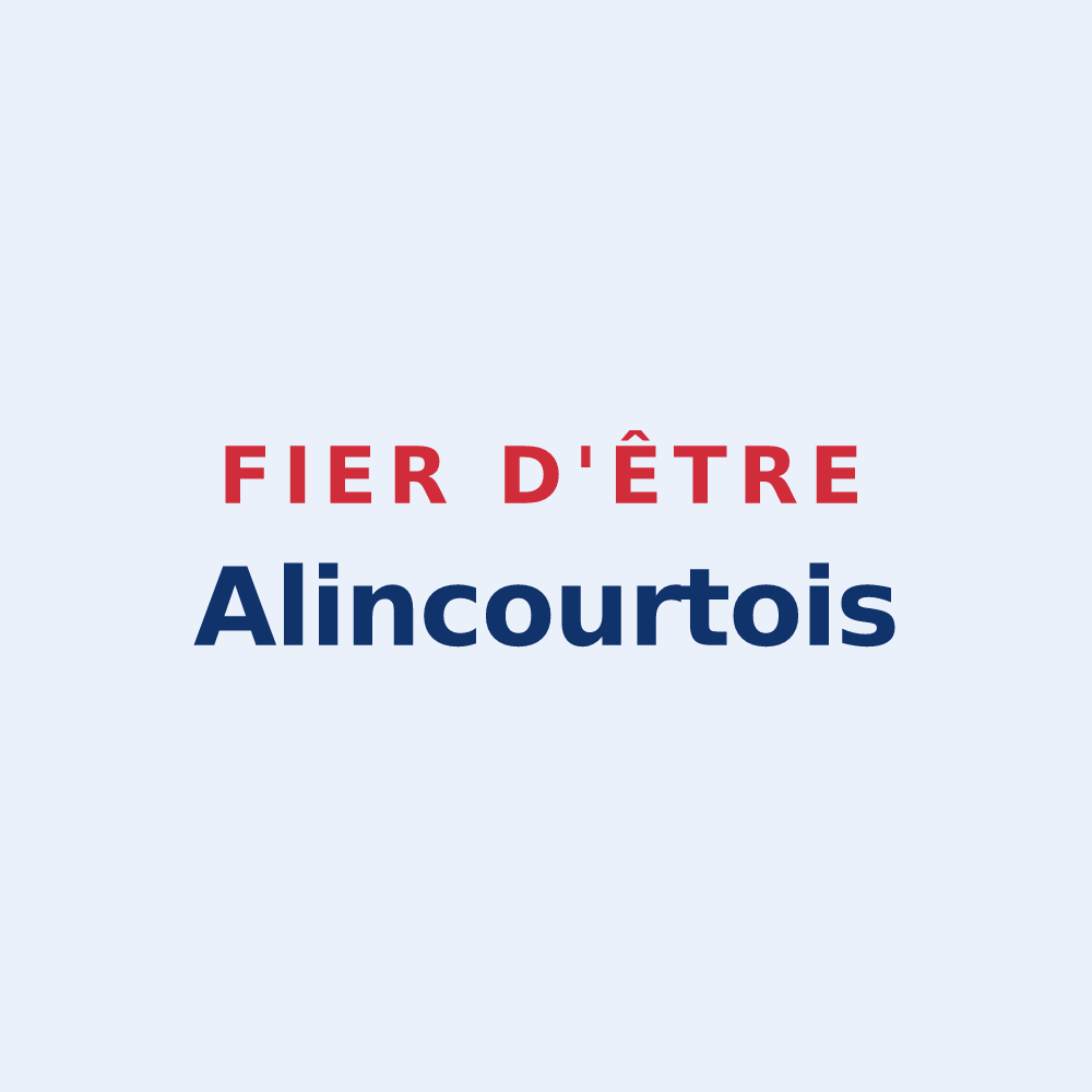 Sticker « Fier d'être Alincourtois » — design pour Alincourt