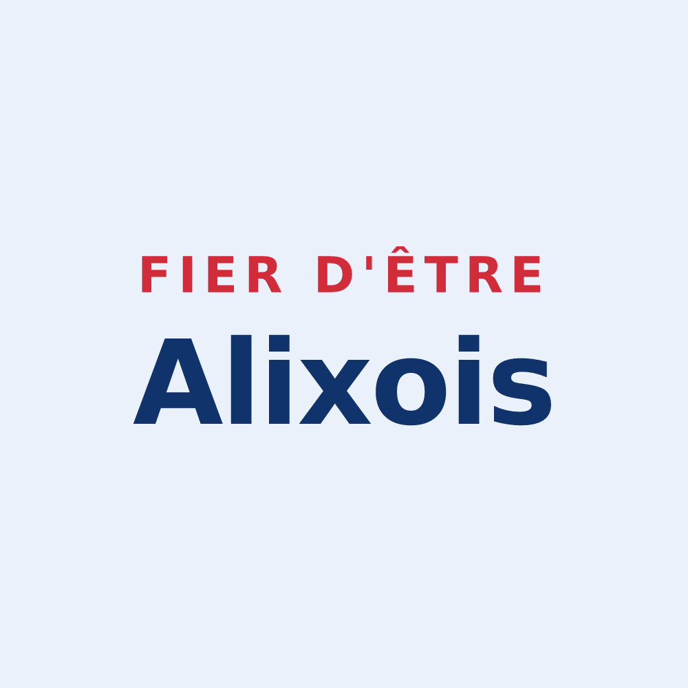 Sticker « Fier d'être Alixois » — design pour Alix