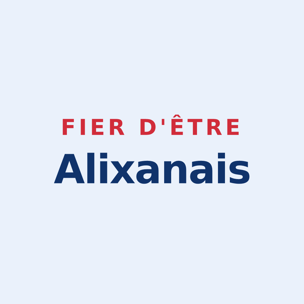 Sticker « Fier d'être Alixanais » — design pour Alixan