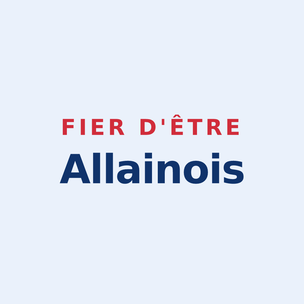 Sticker « Fier d'être Allainois » — design pour Allaines
