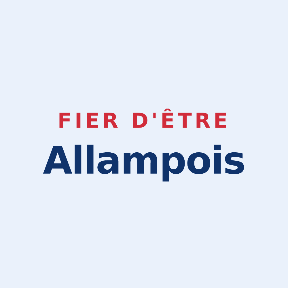 Sticker « Fier d'être Allampois » — design pour Allamps