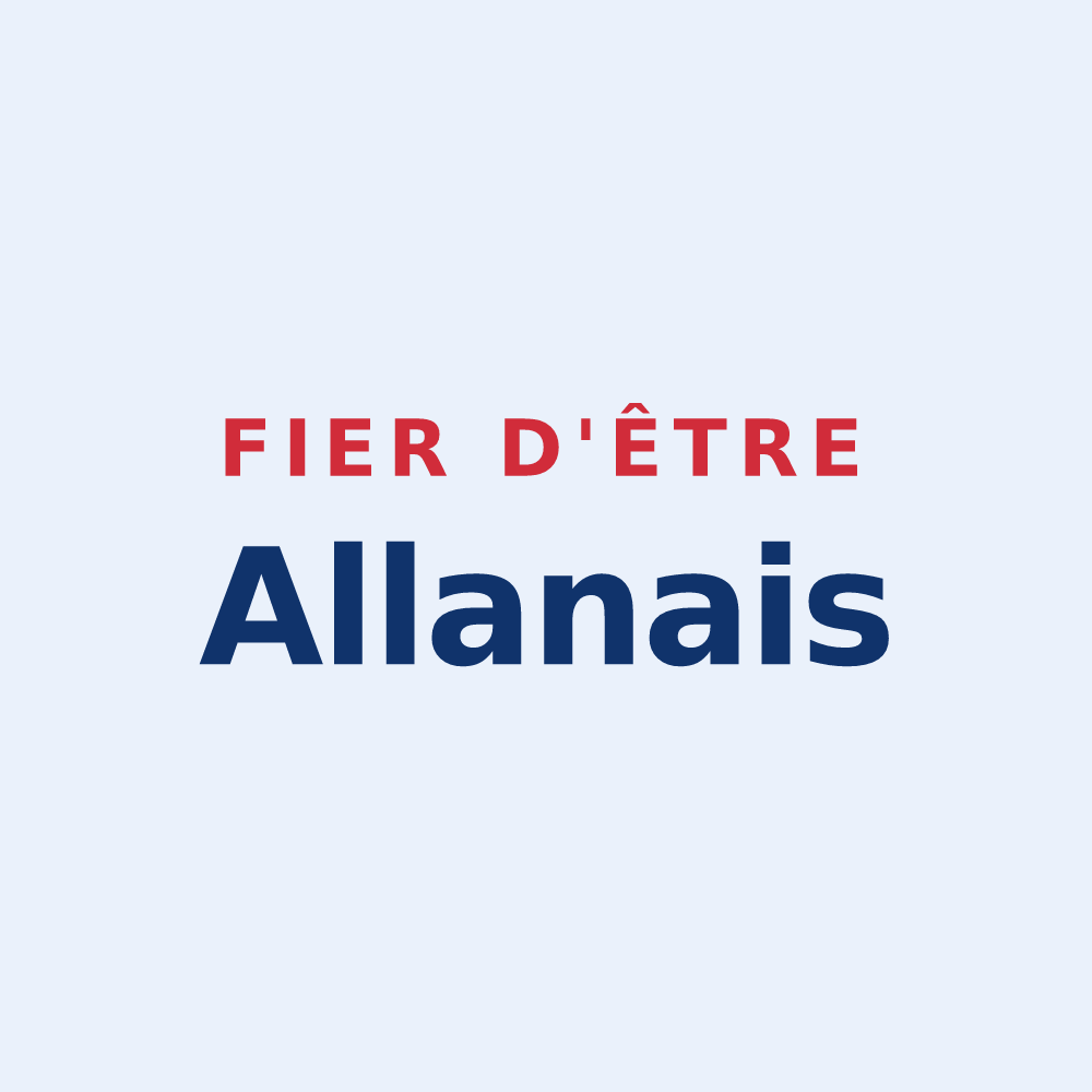 Sticker « Fier d'être Allanais » — design pour Allan