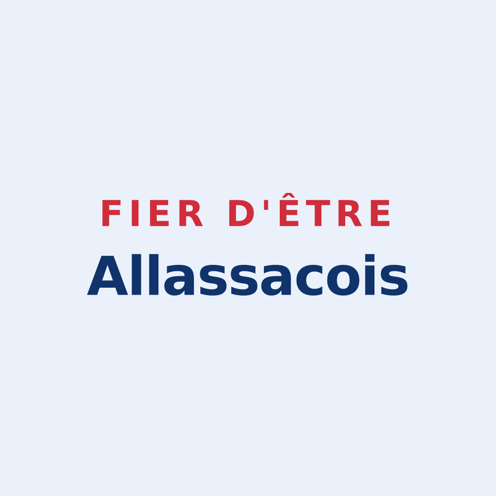 Sticker « Fier d'être Allassacois » — design pour Allassac