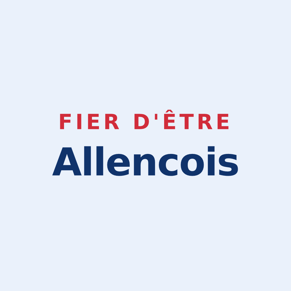 Sticker « Fier d'être Allencois » — design pour Allenc