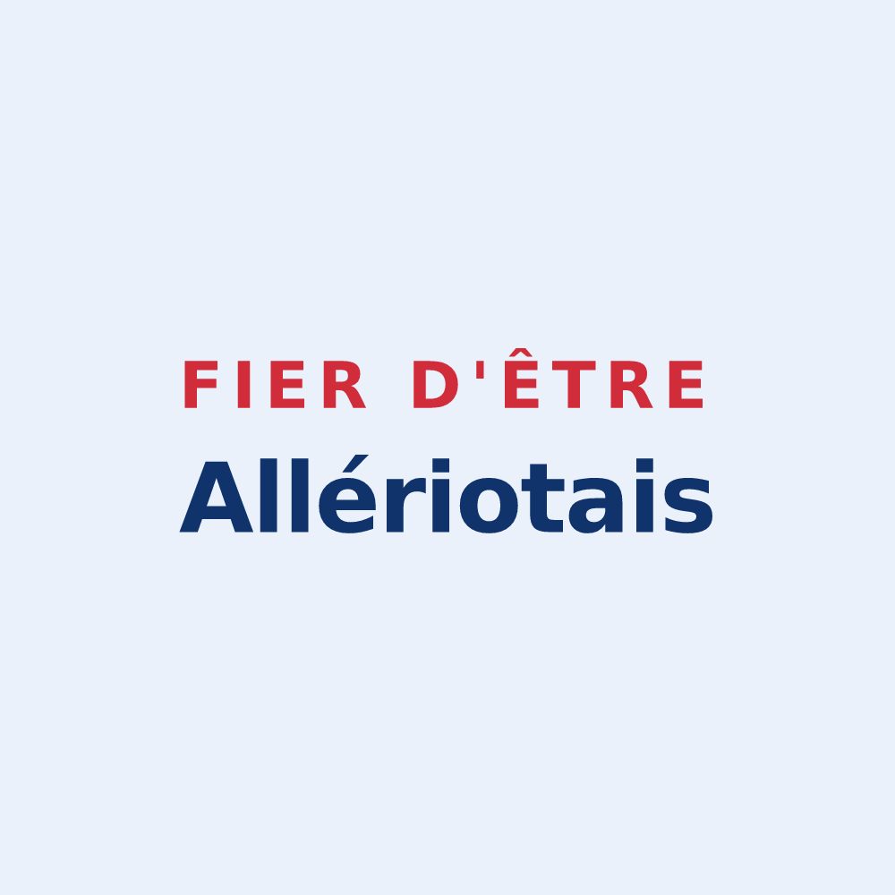 Sticker « Fier d'être Allériotais » — design pour Allériot