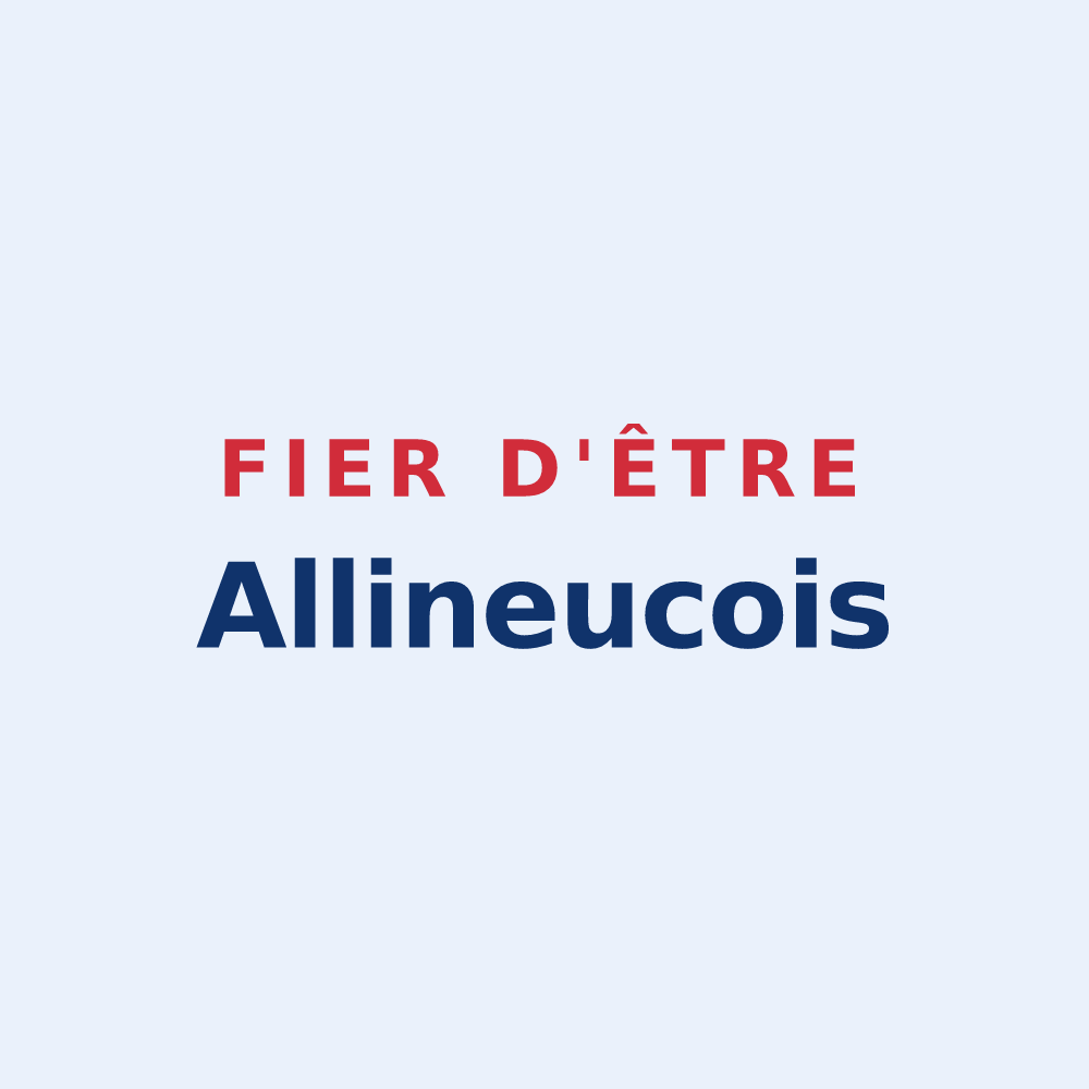 Sticker « Fier d'être Allineucois » — design pour Allineuc