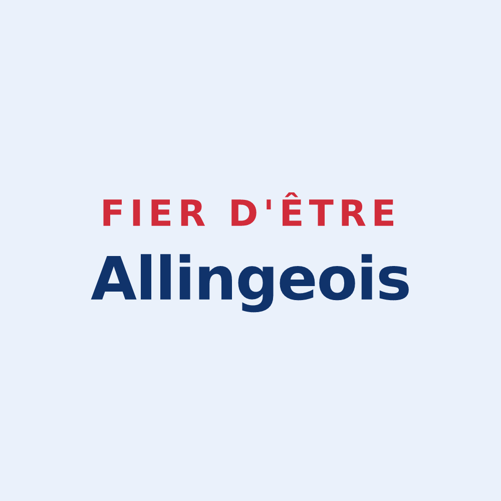 Sticker « Fier d'être Allingeois » — design pour Allinges