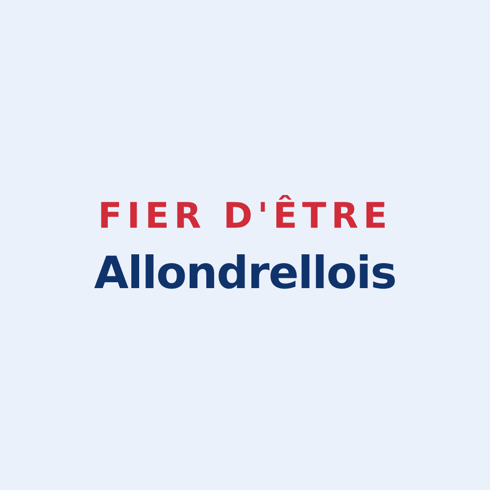 Sticker « Fier d'être Allondrellois » — design pour Allondrelle-la-Malmaison
