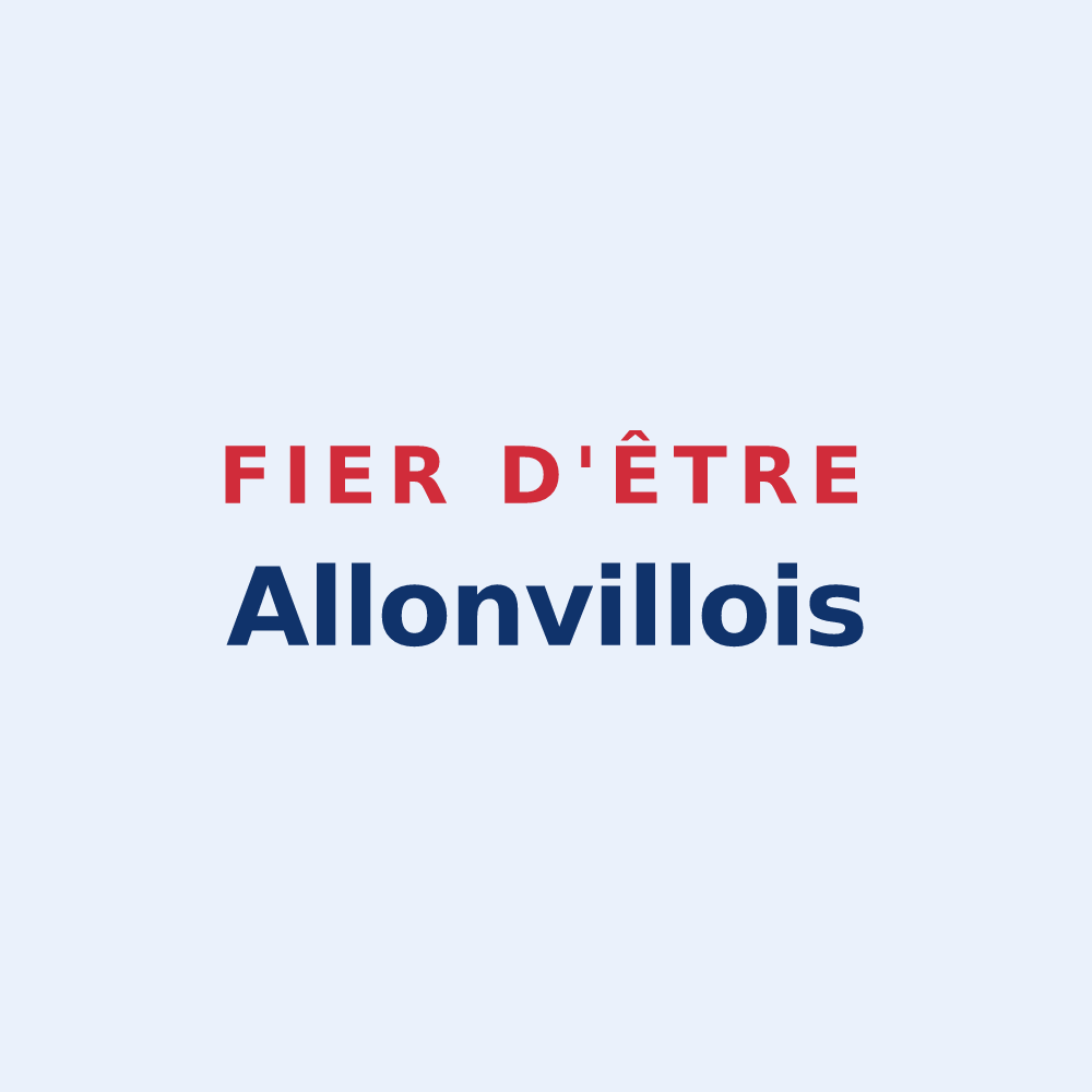 Sticker « Fier d'être Allonvillois » — design pour Allonville