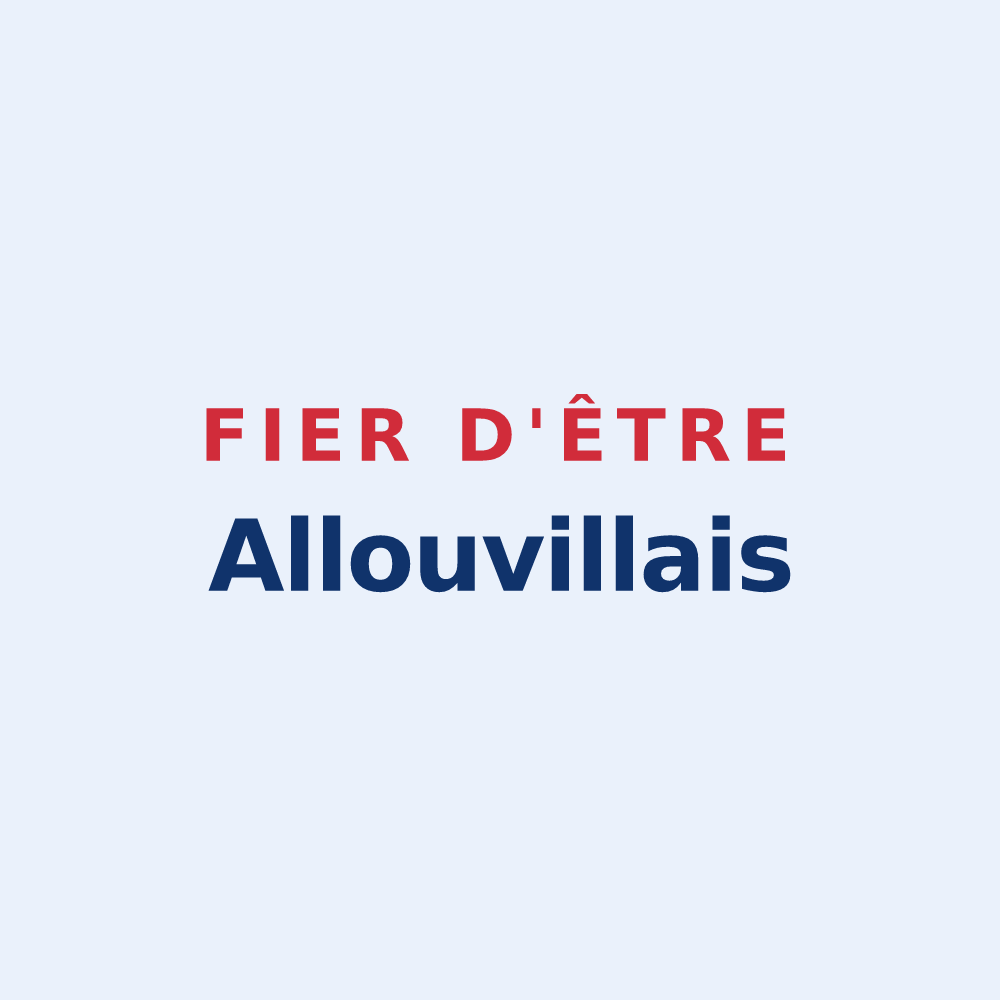 Sticker « Fier d'être Allouvillais » — design pour Allouville-Bellefosse