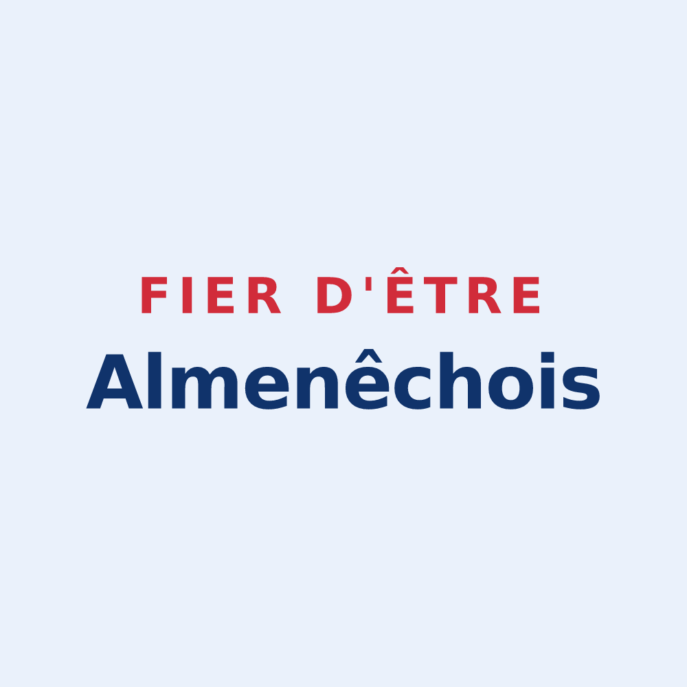 Sticker « Fier d'être Almenêchois » — design pour Almenêches