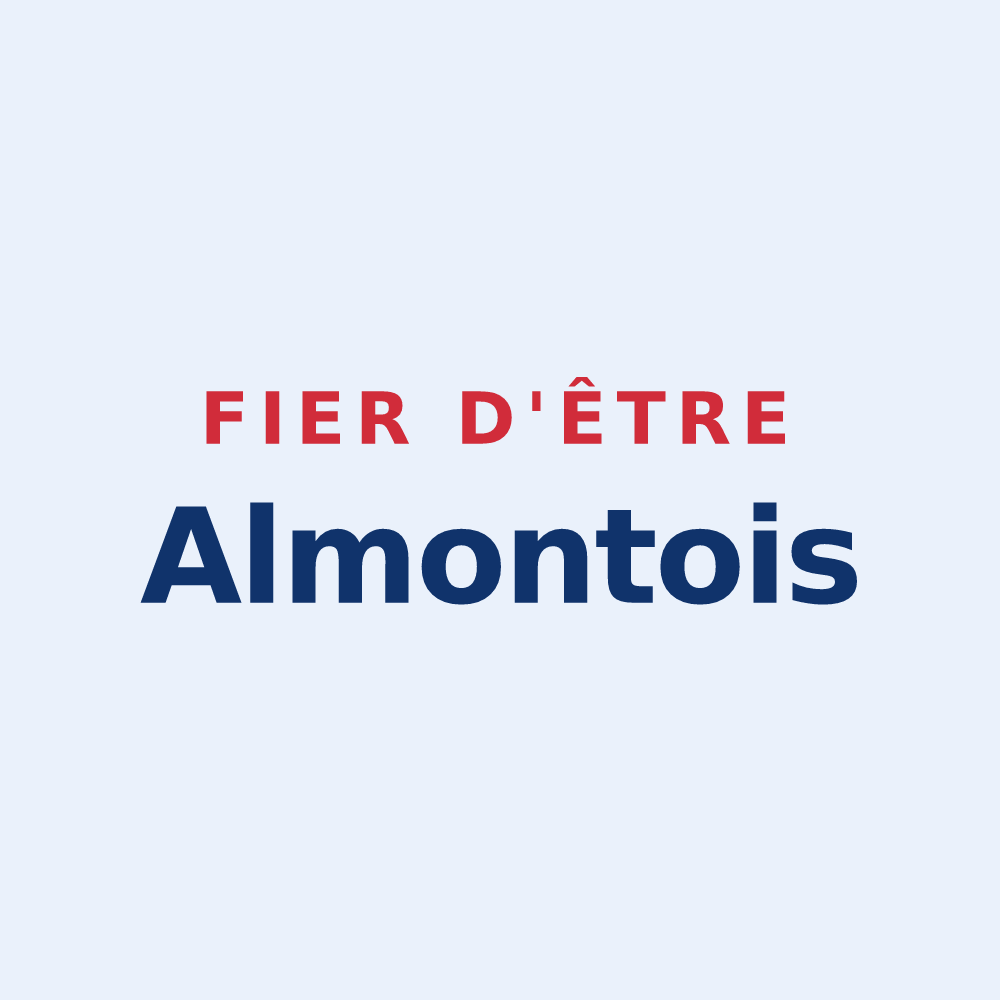 Sticker « Fier d'être Almontois » — design pour Almont-les-Junies