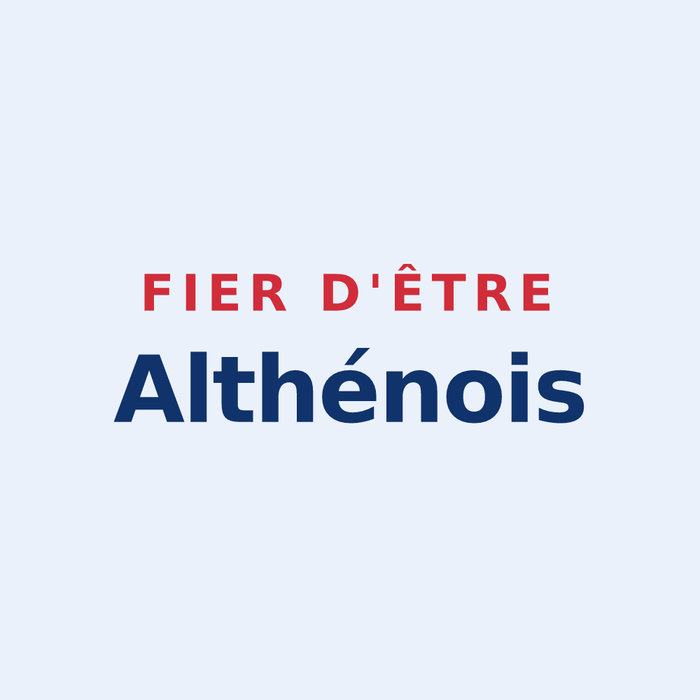 Sticker « Fier d'être Althénois » — design pour Althen-des-Paluds