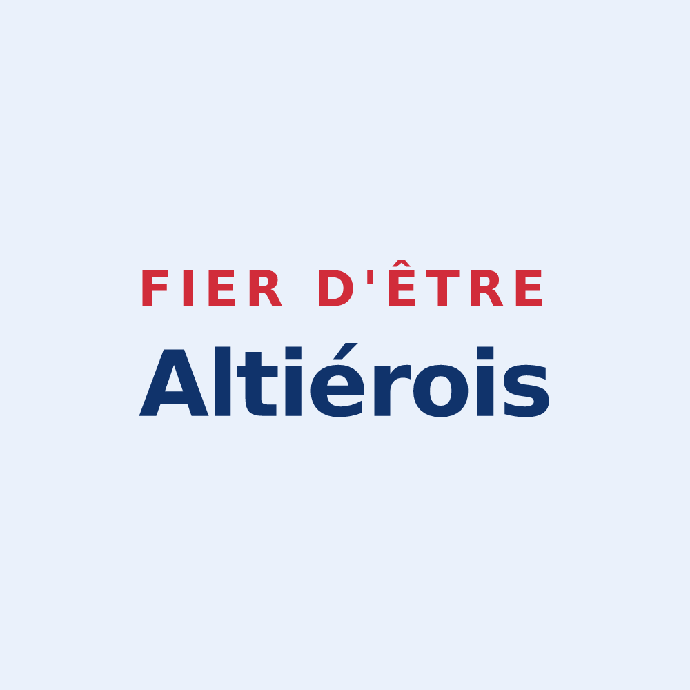 Sticker « Fier d'être Altiérois » — design pour Altier