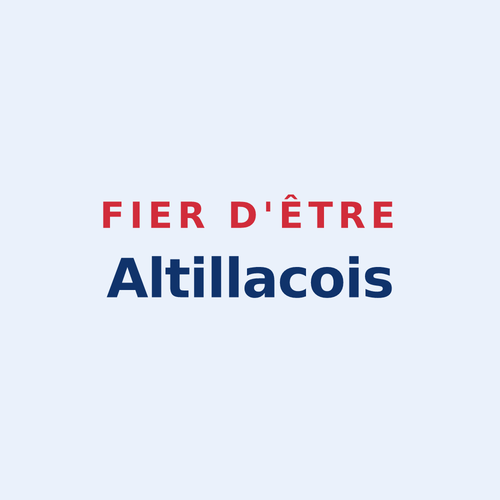 Sticker « Fier d'être Altillacois » — design pour Altillac