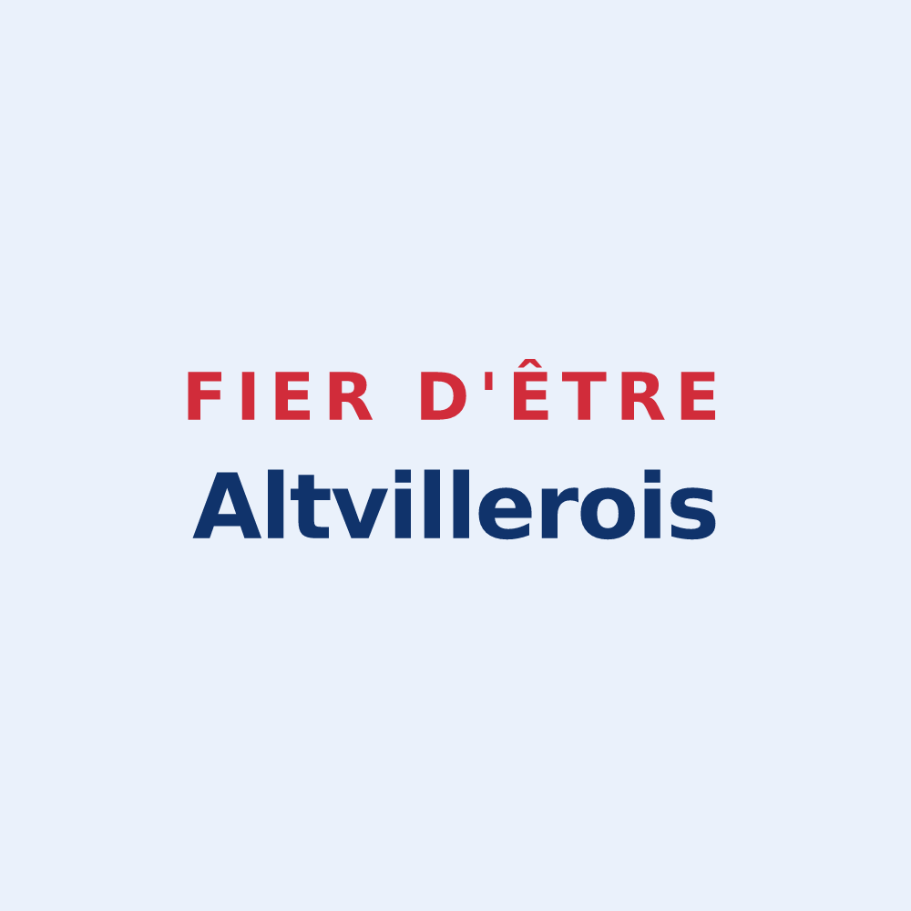 Sticker « Fier d'être Altvillerois » — design pour Altviller