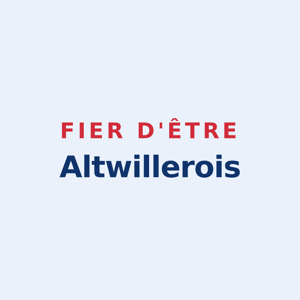 Sticker « Fier d'être Altwillerois » — design pour Altwiller