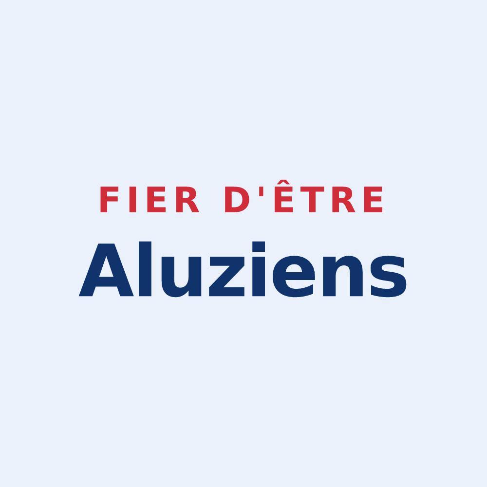 Sticker « Fier d'être Aluziens » — design pour Aluze