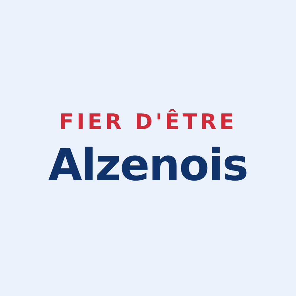 Sticker « Fier d'être Alzenois » — design pour Alzen