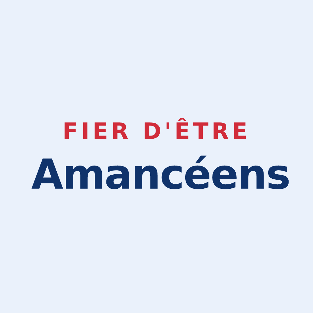 Sticker « Fier d'être Amancéens » — design pour Amancey