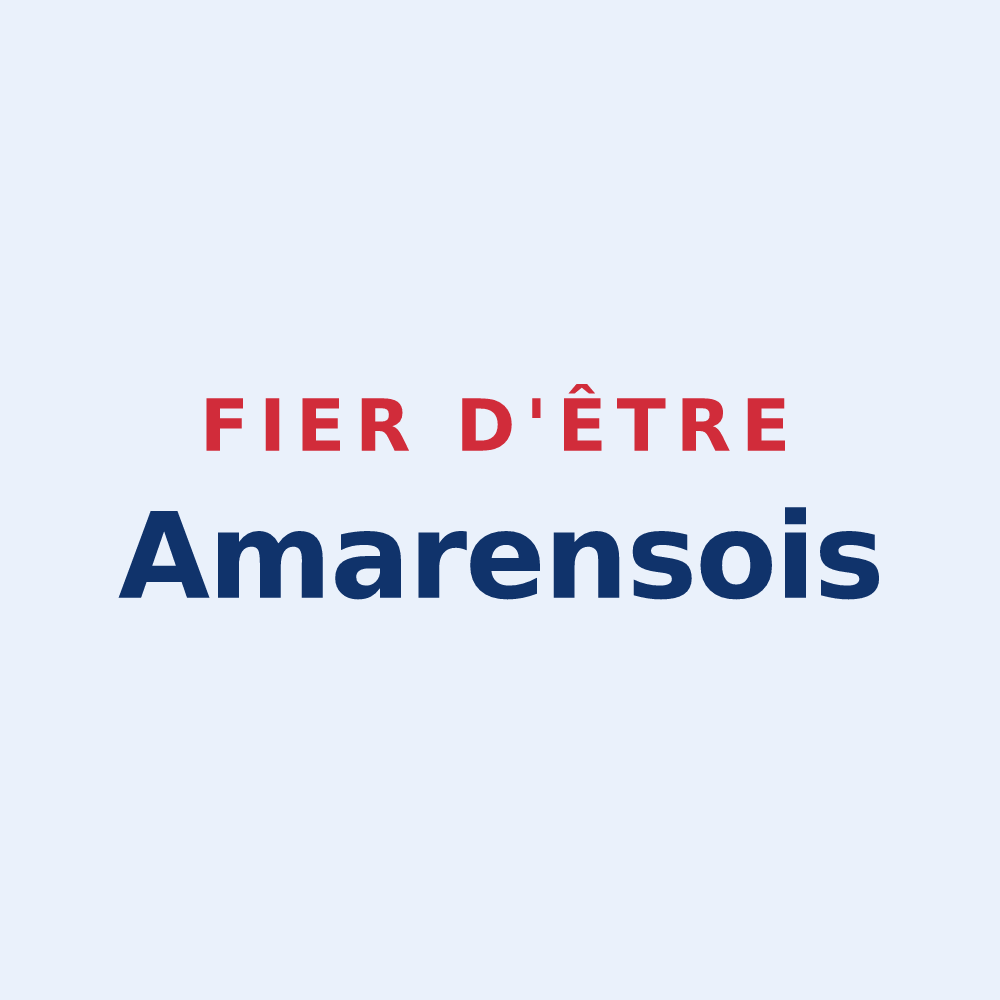 Sticker « Fier d'être Amarensois » — design pour Amarens