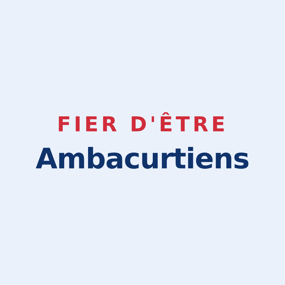 Sticker « Fier d'être Ambacurtiens » — design pour Ambacourt