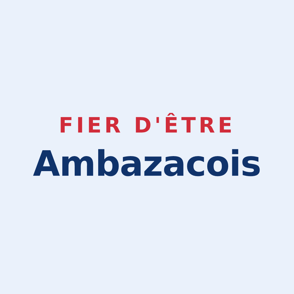Sticker « Fier d'être Ambazacois » — design pour Ambazac