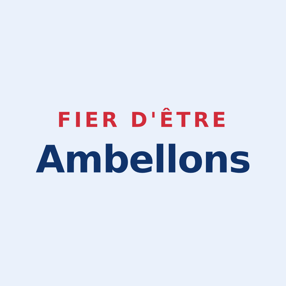 Sticker « Fier d'être Ambellons » — design pour Ambel