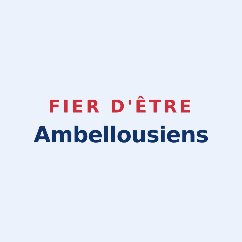 Sticker « Fier d'être Ambellousiens » — design pour Ambillou