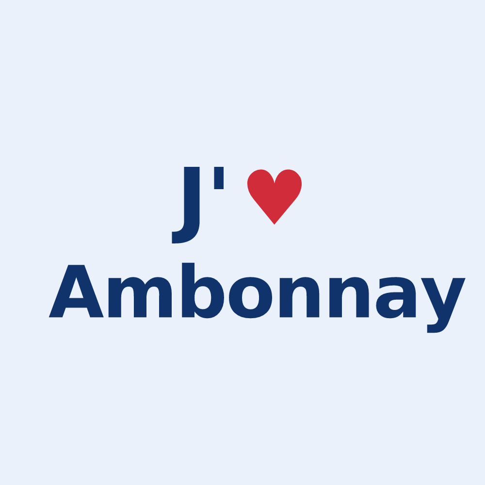 Sticker personnalisé Ambonnay — design J'aime Ambonnay