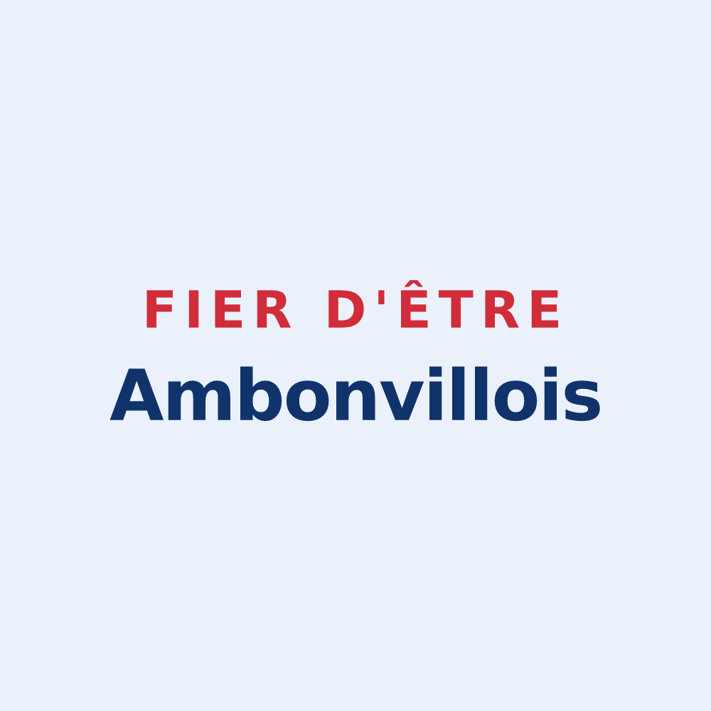 Sticker « Fier d'être Ambonvillois » — design pour Ambonville