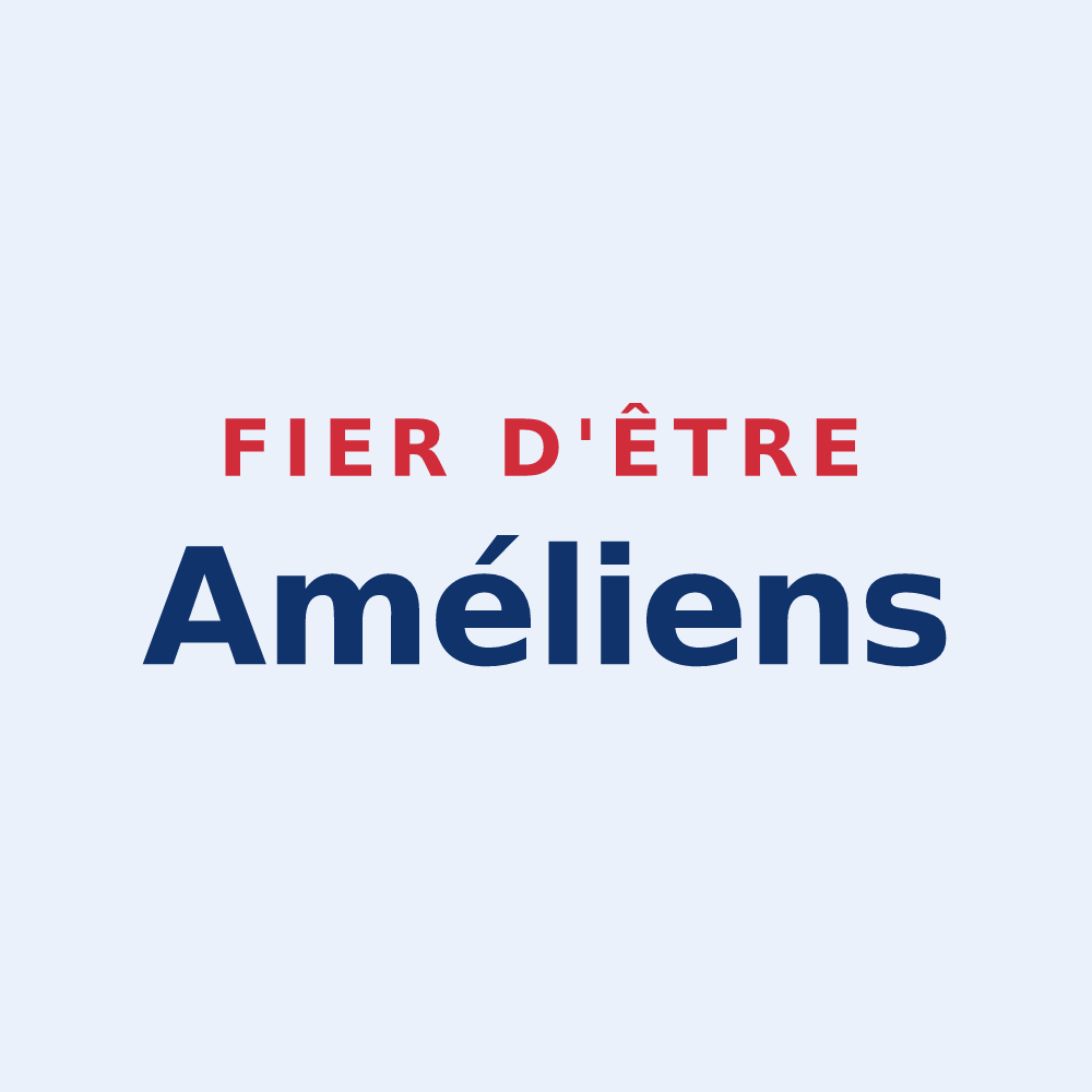 Sticker « Fier d'être Améliens » — design pour Amélie-les-Bains-Palalda