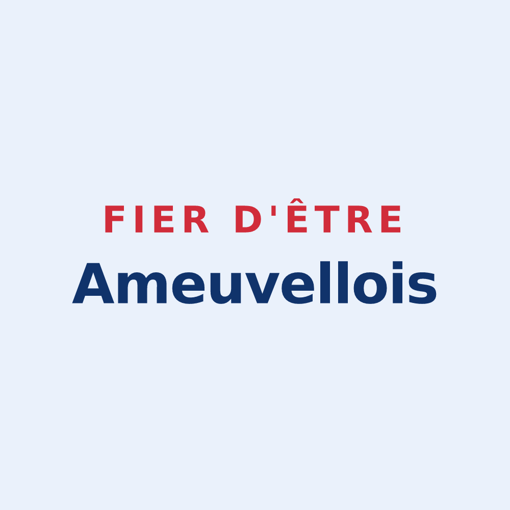 Sticker « Fier d'être Ameuvellois » — design pour Ameuvelle