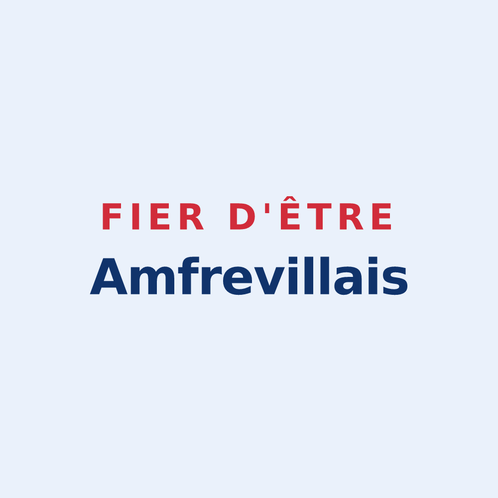 Sticker « Fier d'être Amfrevillais » — design pour Amfreville-les-Champs