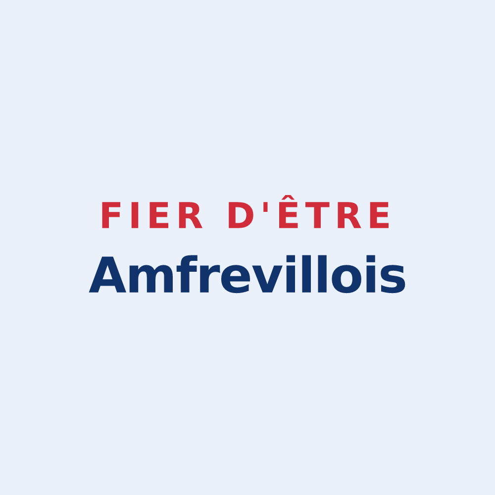 Sticker « Fier d'être Amfrevillois » — design pour Amfreville-sur-Iton