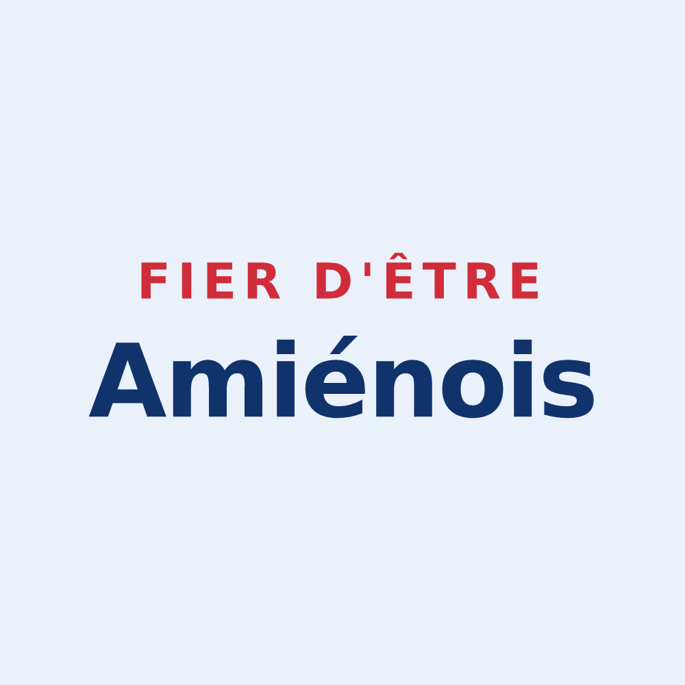 Sticker « Fier d'être Amiénois » — design pour Amiens