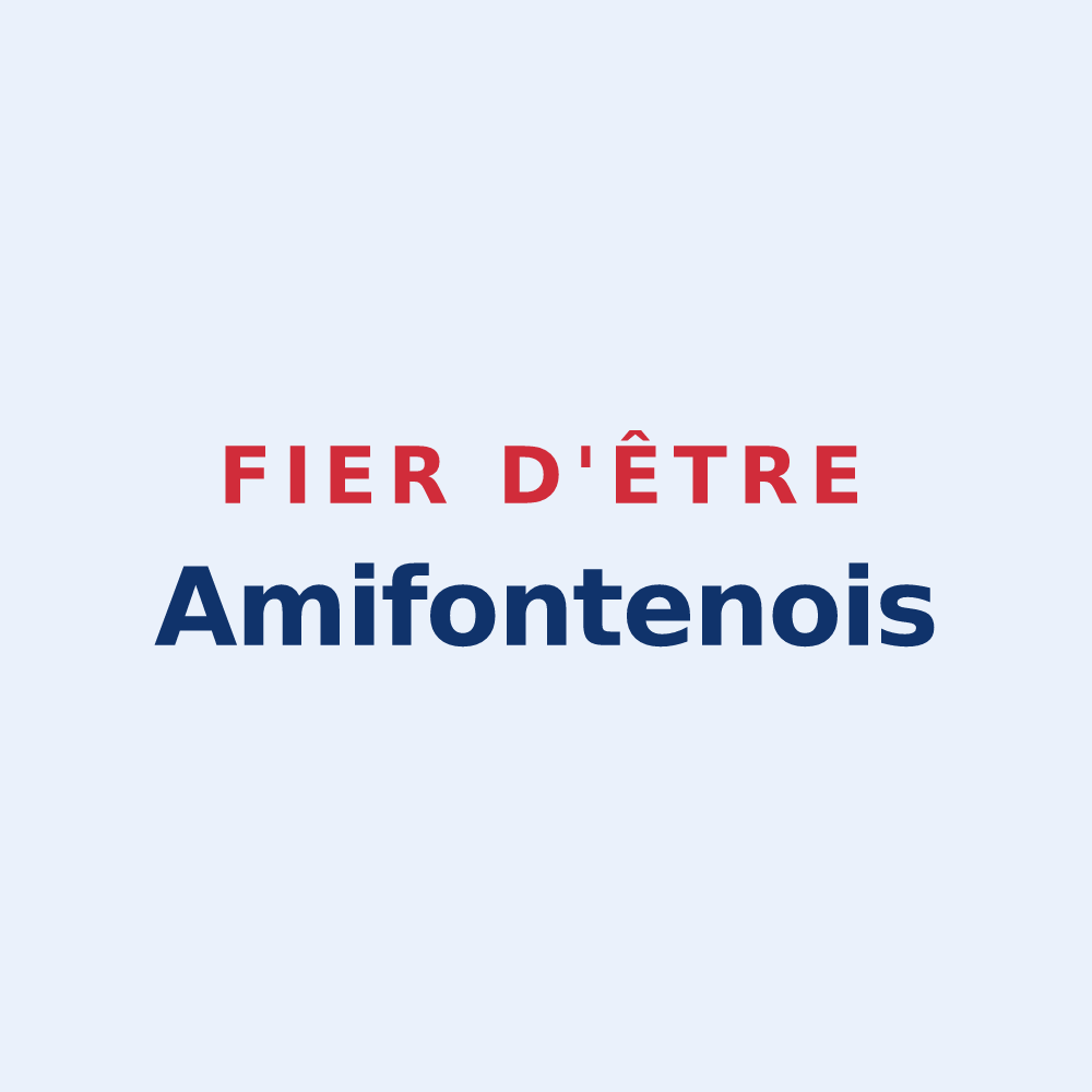 Sticker « Fier d'être Amifontenois » — design pour Amifontaine