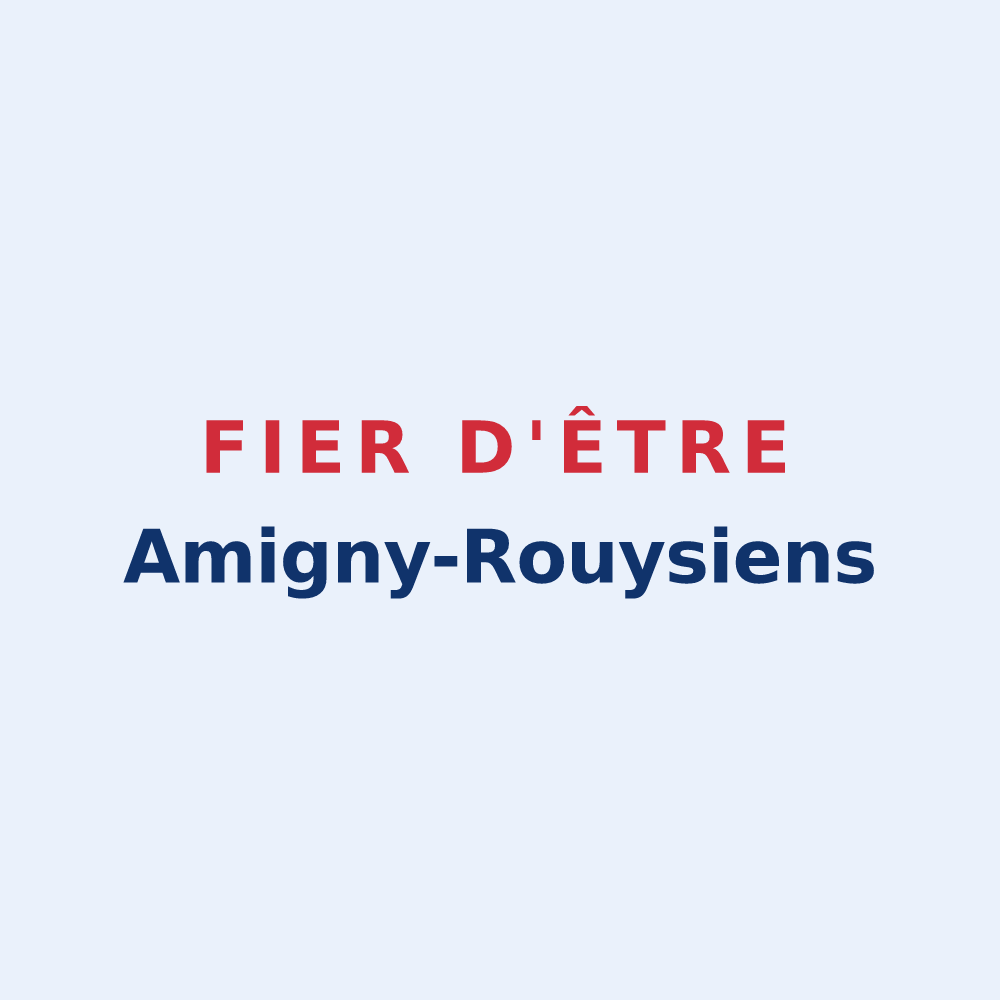 Sticker « Fier d'être Amigny-Rouysiens » — design pour Amigny-Rouy