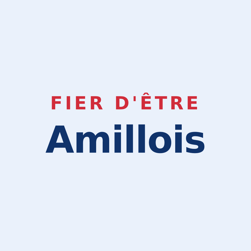 Sticker « Fier d'être Amillois » — design pour Amilly