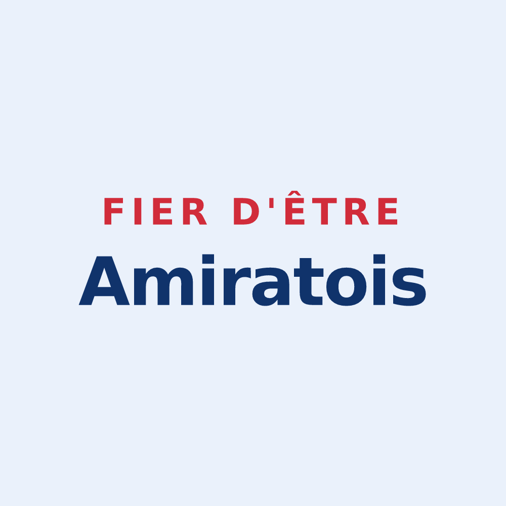 Sticker « Fier d'être Amiratois » — design pour Amirat