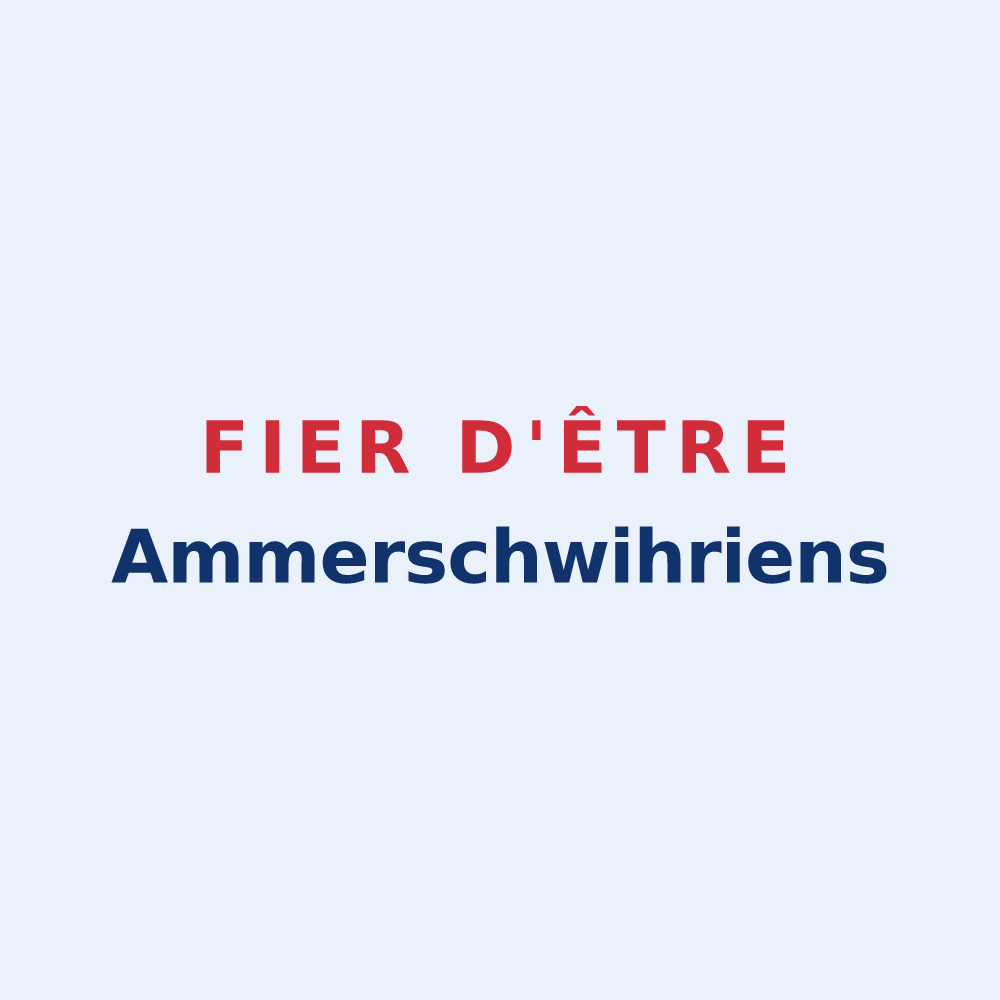 Sticker « Fier d'être Ammerschwihriens » — design pour Ammerschwihr