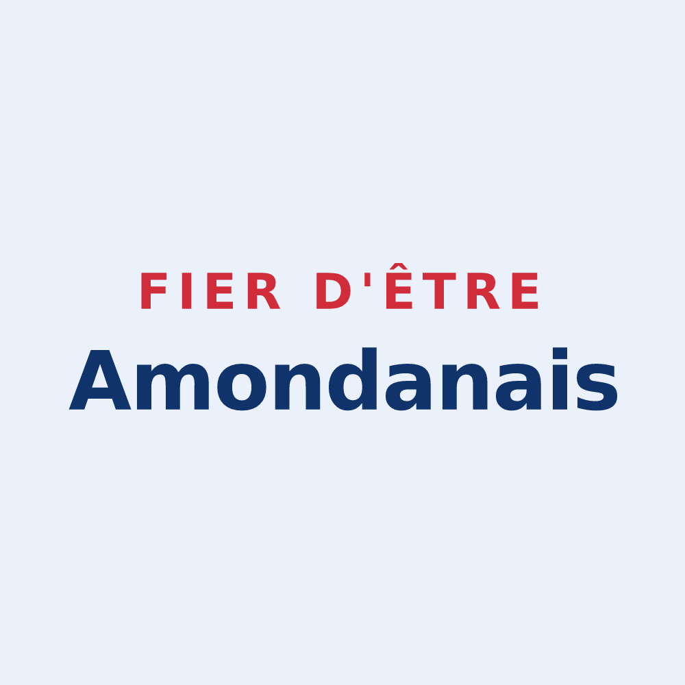 Sticker « Fier d'être Amondanais » — design pour Amondans