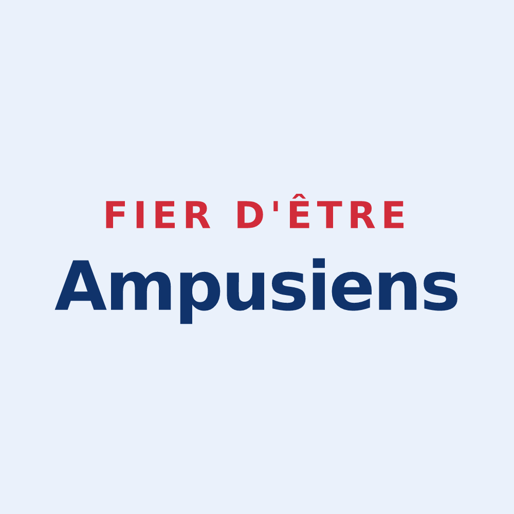 Sticker « Fier d'être Ampusiens » — design pour Ampus