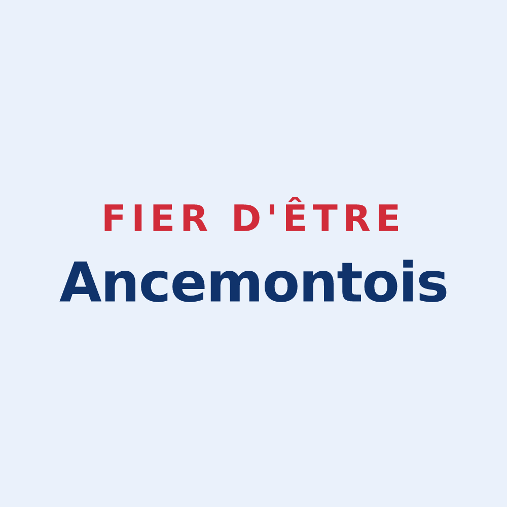 Sticker « Fier d'être Ancemontois » — design pour Ancemont