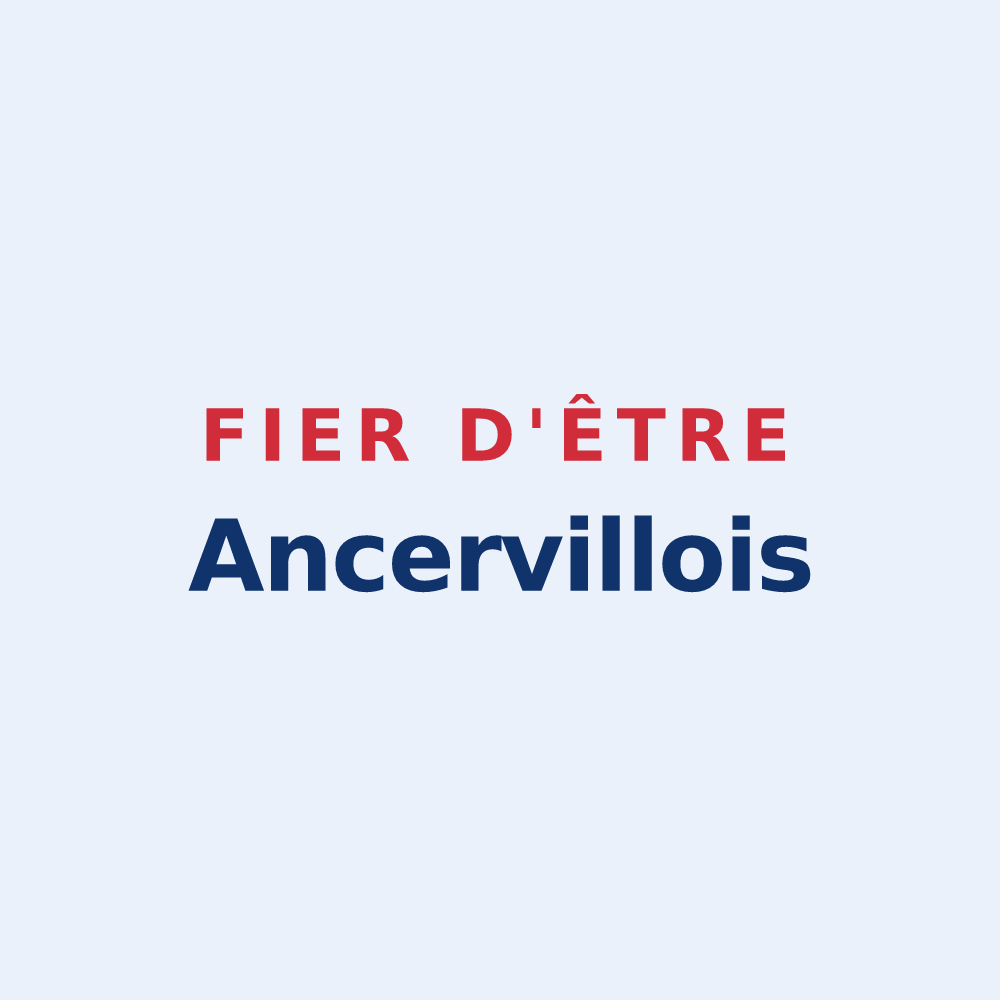 Sticker « Fier d'être Ancervillois » — design pour Ancerville